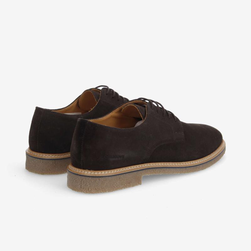 DUBLIN DERBY M - SUEDE - MARRON FONCE